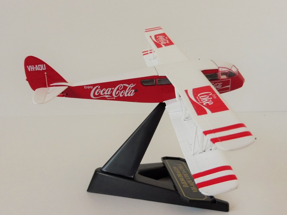 Avion Miniature Oxford Diecast 1/72 De Havilland Dragon Coca-Cola - VH-AQU