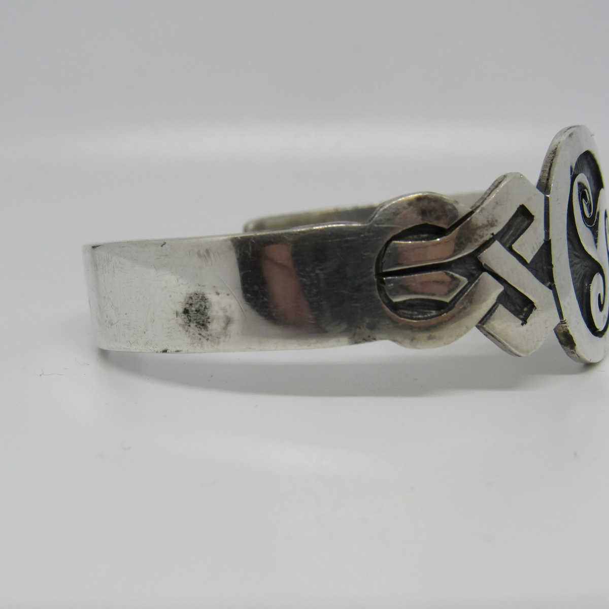 Silver 925 Mexico ブレス Vintage Stamped IF-02 MEXICO 925 Sterling Silver 8