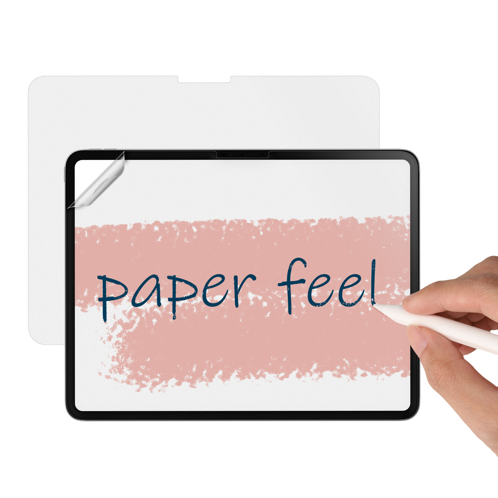 2x Бумажная папка для Apple iPad Pro 13 2024 Paper feel Folie 