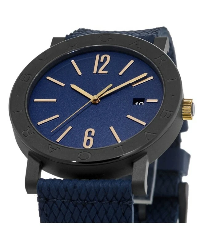 Bvlgari watch rubber strap sale