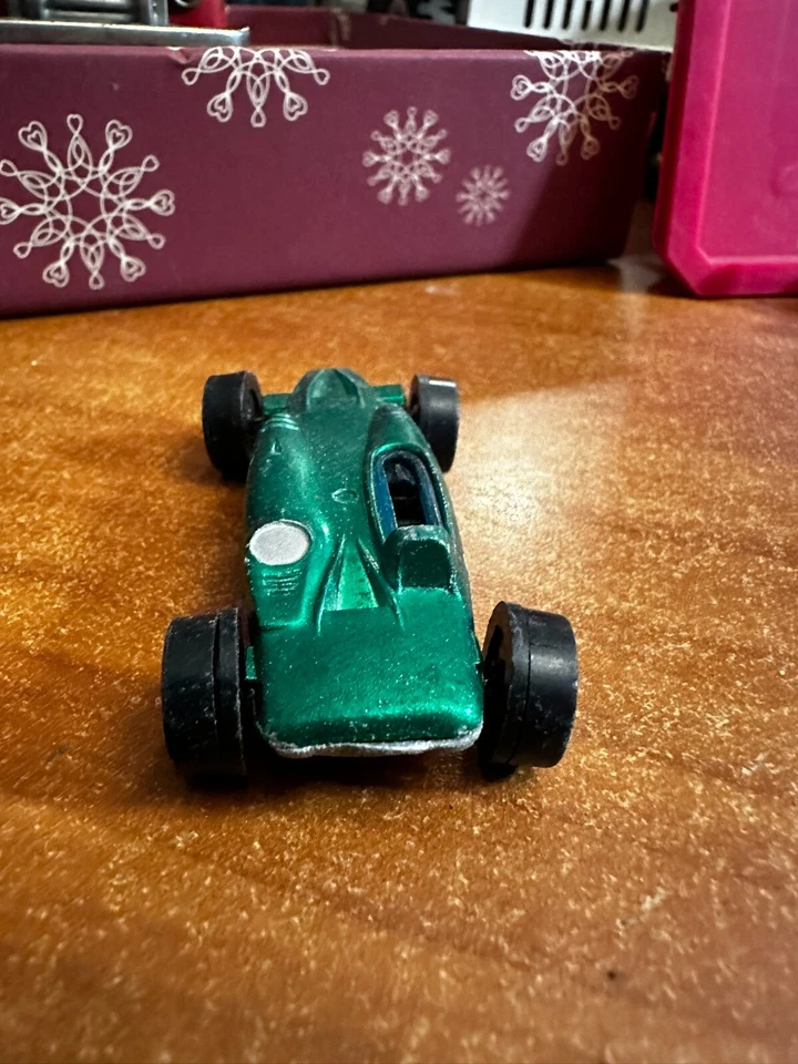 Turbina Shelby Hot Wheels Redline 1969 verde negro interior Grand Prix original Foto 4 de 4