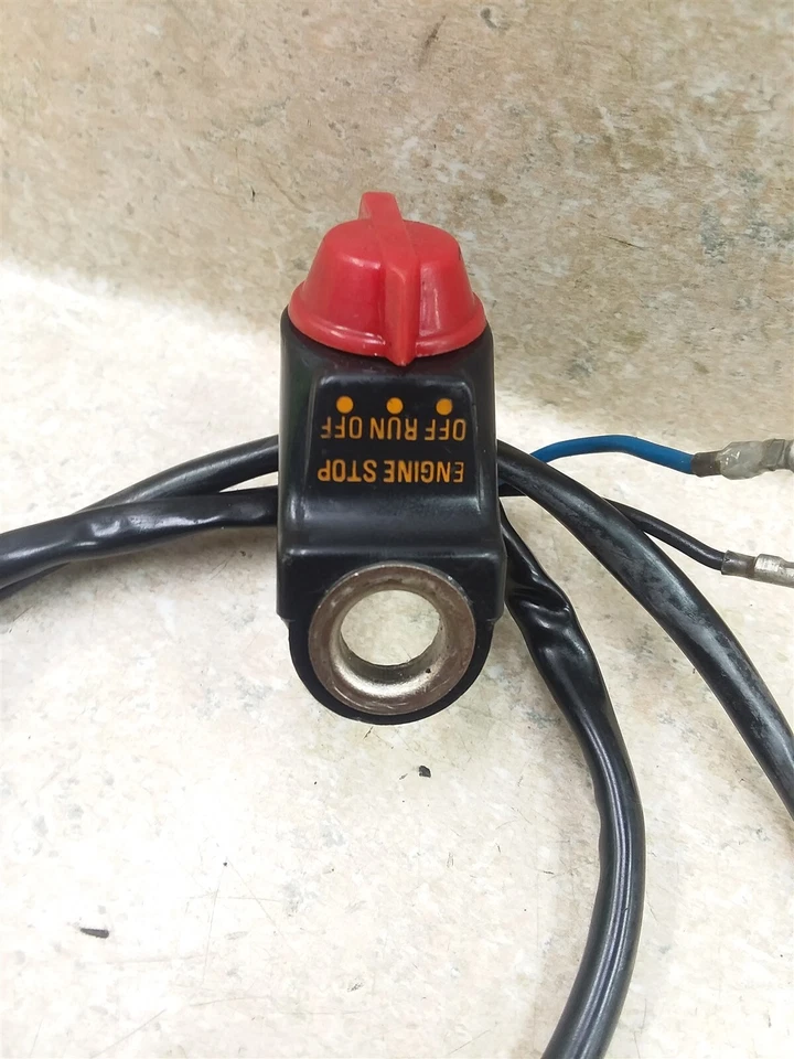 Honda ELSINORE CR250M CR250-M XR75 Perfeito Original Run Stop Switch 1973 PA AP - Imagem 2 de 4