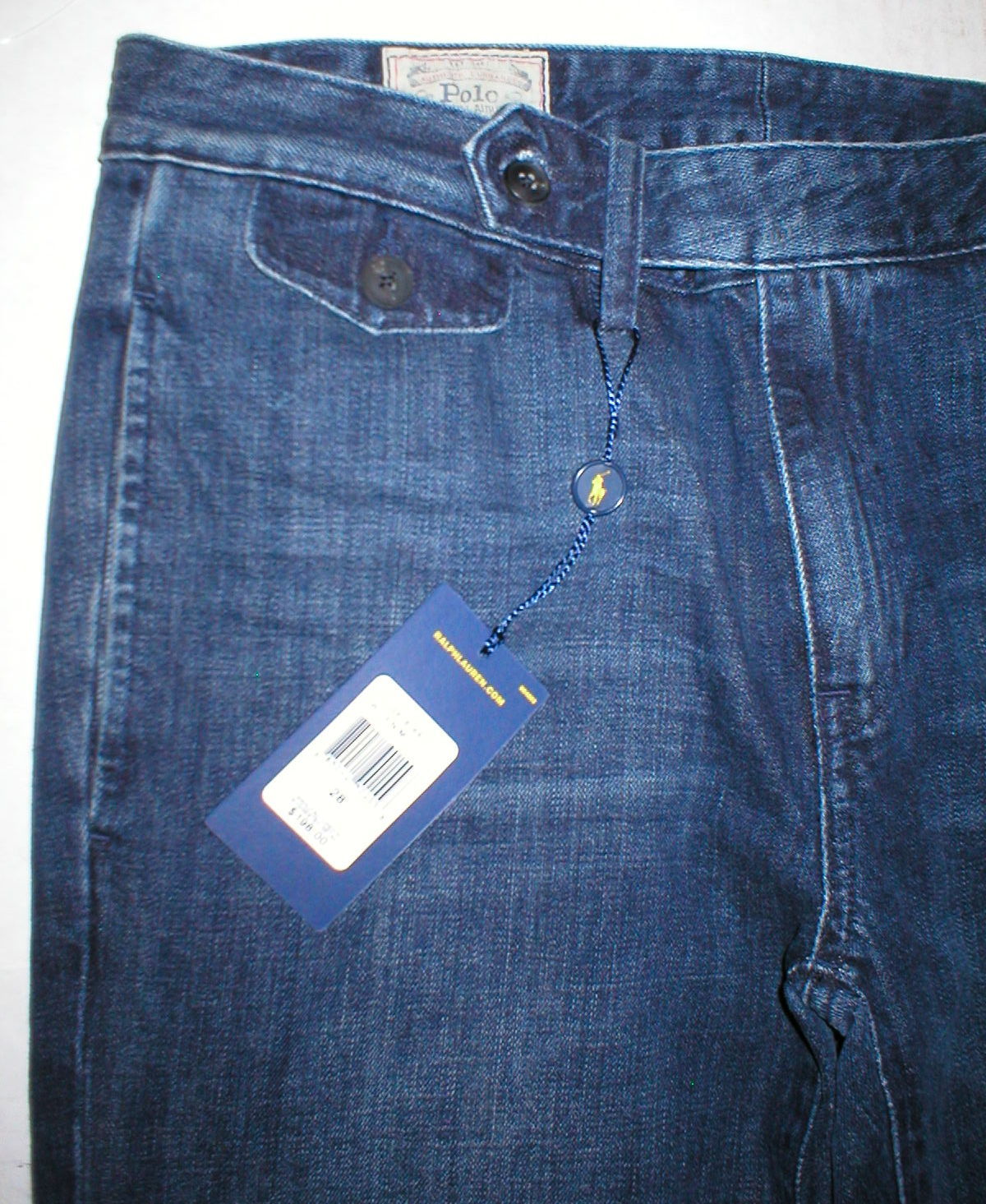 New Womens Ralph Lauren Polo Jeans NWT $198 Flare Tall 28 Tailored Look Dark image 3