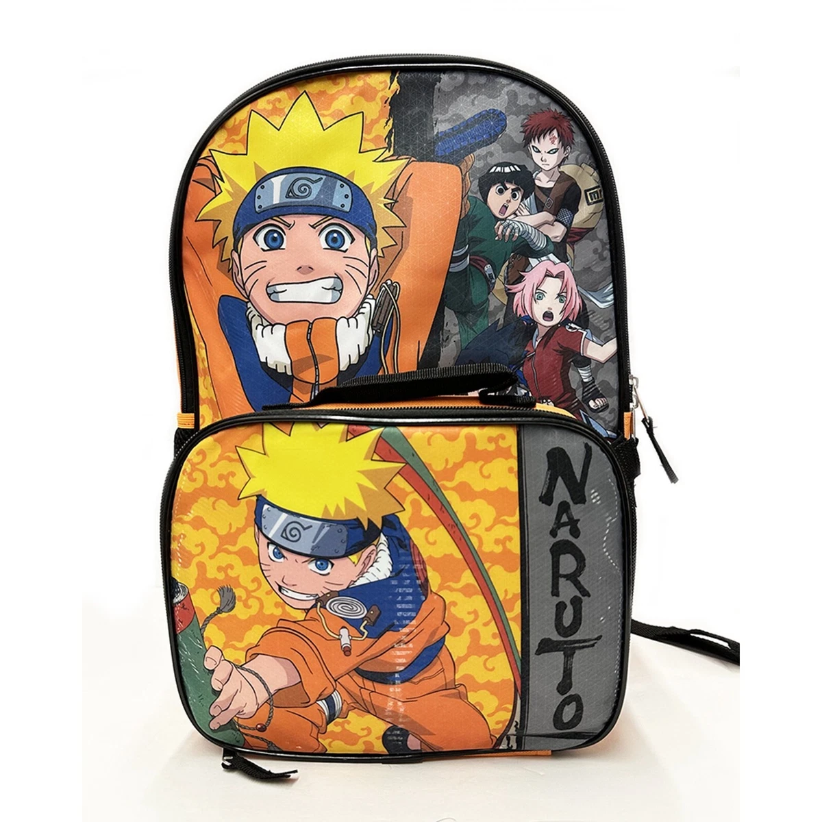 Naruto Anime Cartoon Naruto & Sasuke Character Backpack 