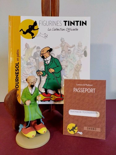 FIGURINE TINTIN COLLECTION officielle n°57 Tournesol en patins EUR 24