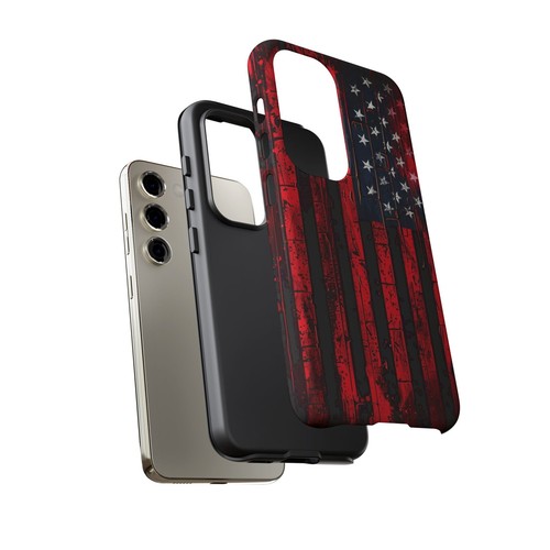 iPhone/Galaxy/Google Rugged American Flag Neon Colors Patriotic Tough Phone Case - Picture 221 of 274