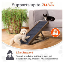 PATHOSIO Dog Ramp for Bed Portable Dog Ramp for Couch, Folding Dog Ramp Large 