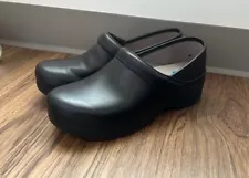 Dansko Black Clogs 39 Worn Once