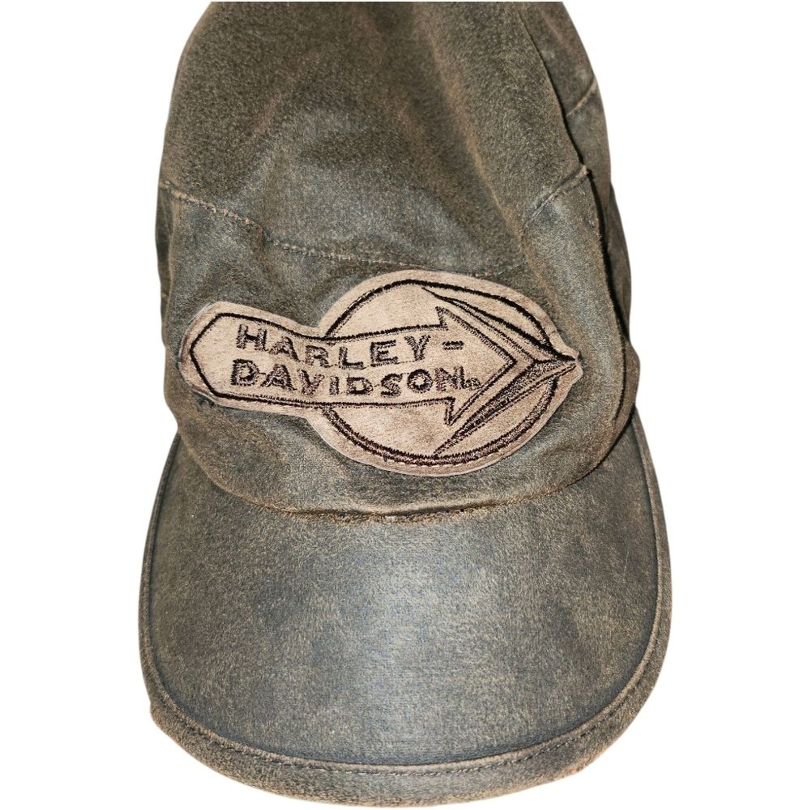 Harley-Davidson Brown Logo Patch Painter Cap Sz. … - image 4