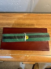 Martial Arts Green Double Wrap Black Stripe Belt Size 2