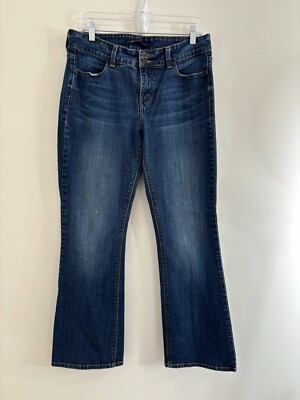 Levi's Women s Jeans 526 Slender Boot Cut Mid-Rise Original Dark Wash Size 12 M