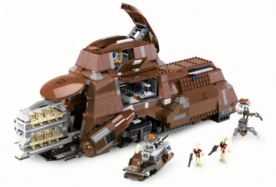 NEW Star Wars Trade Federation MTT 7662 Building Bricks Custom LEGO 100% MOC Set