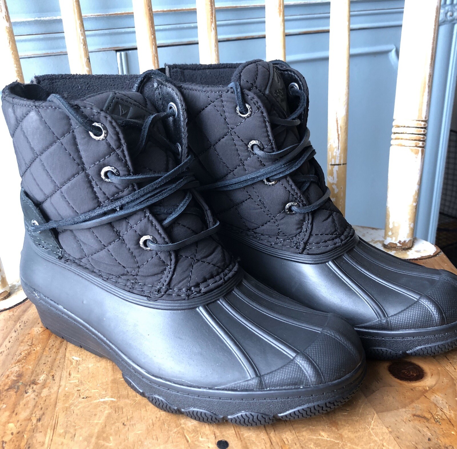 saltwater quilted duck boot