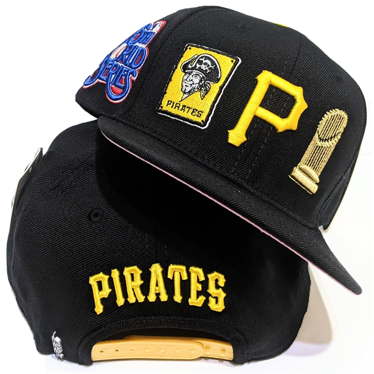 Pittsburgh Pirates Pro Standard Double Front Logo Snapback Hat