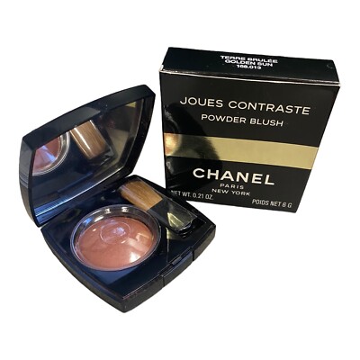 CHANEL Joues Contraste Powder Blush in TERRE BRULEE/GOLDEN SUN