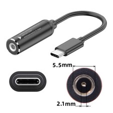 USB-C Type-C to PD9V 15V 20V DC Input Power Plug Charge Cable for Laptop Phone