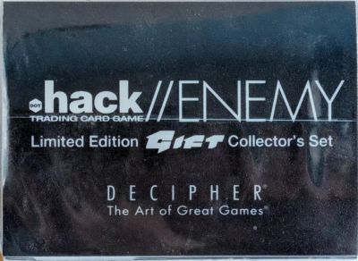 DECIPHER DOT HACK .HACK ENEMY LIMITED EDITION GIFT COLLECTOR'S SET