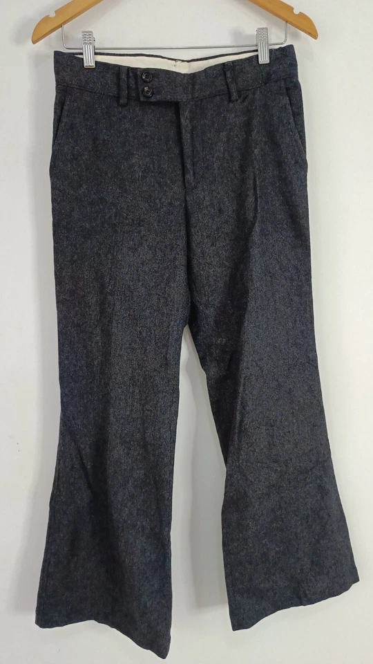 Comme des garcons tricot 2000s Japan wool gray black pants - Image 2 of 4