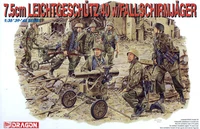 Dragon 1/35 6147 WWII German 7.5cm LEICHTGESCHUTZ 40 w/FALLSCHIRMJAGER