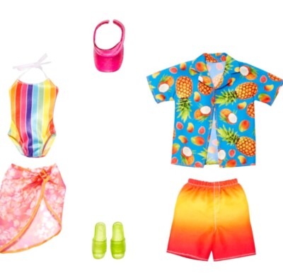 Barbie Fashion Pack - HRH43 - Pack 2 Tenues vêtements poupée Barbie