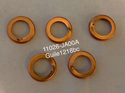 Set of 5 11026/JAOOA Drain Plug Crush Washer Fits Nissan/Infiniti FREE SHIPPING
