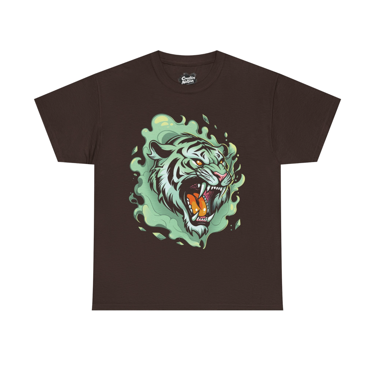 T-shirt CORDUNK Dunk Rodeo Tormalina Barocco - Marrone/Giallo/Arancione/Rosso - Unisex