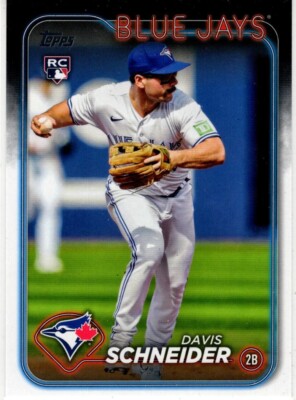2024 Topps Baseball Davis Schneider No. 189 Toronto Blue Jays