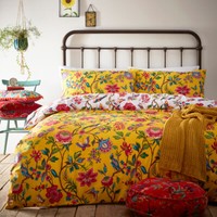 furn Pomelo Tropical Floral Duvet Cover Set