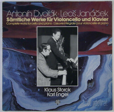 KLAUS STORCK DVORAK COMPL. WORKS FOR CELLO & PIANO TELEFUNKEN ED.1 STEREO LP NM