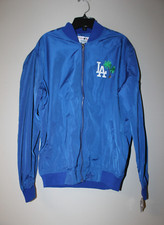 New MLB Los Angeles Dodgers embroidered zip up polyester jacket men's XL