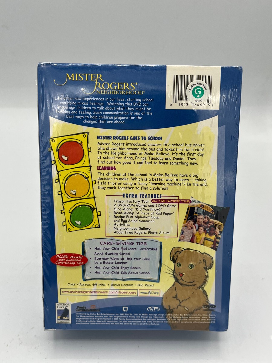 Mister Rogers Neighborhood Going to School Life Lessons DVD
