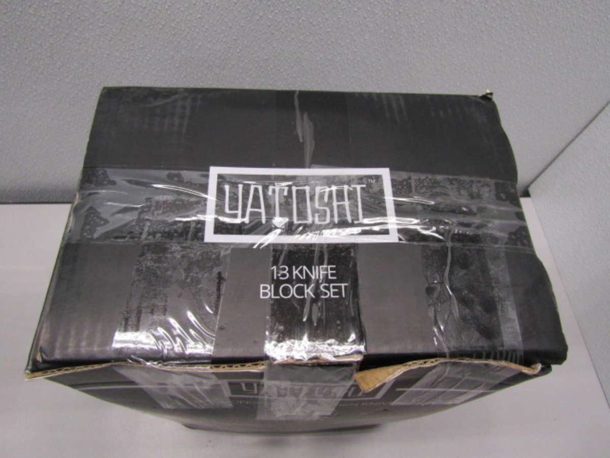 Yatoshi Professional Kitchen Knife Block Set 850025808415 eBay