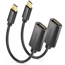 2x 0,2m USB 2.0 OTG Adapter Kabel für Handy/...