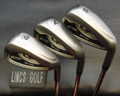 3er Set Top Flite Tour Edition 5, 7 & 9 Eisen Regular Stahlschäfte mit Griffen