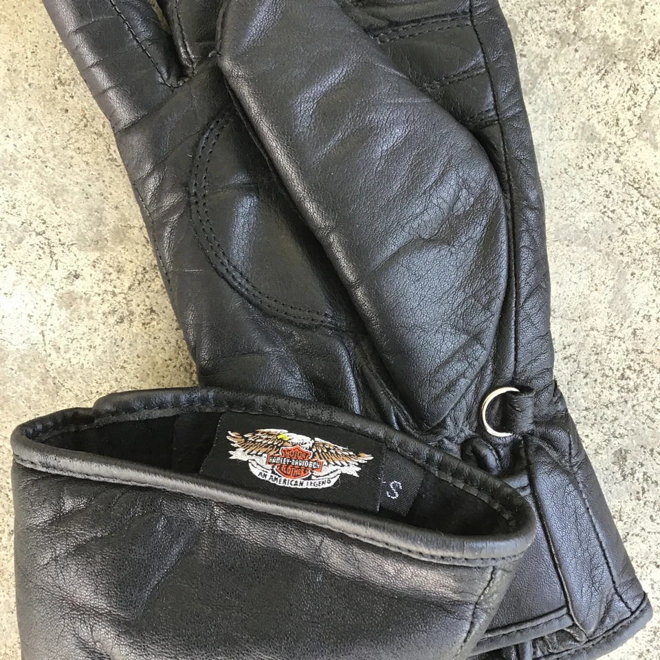 HARLEY DAVIDSON WOMEN'S SMALL THERMOLITE Windshielder Gauntlet Leather Gloves - Image 2 of 4