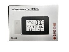 Wireless Weather Station FJ3364 Digital Alarm Clock Sensor Hygrometer