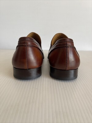 Magnanni Coripe Split Toe Penny Loafer 21983 - Cognac Brown Leather- 10.M 26290-  main image 4