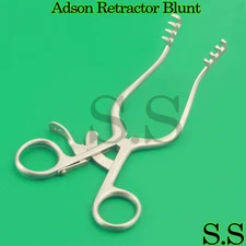 Adson Retractor Blunt Points 4x4 Prong 6" Surgical Instruments