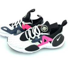 Nike Huarache EDGE BG Youth Black Light Gray White Athletic Shoes Size 5Y