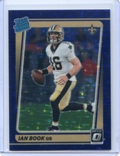 2021 Donruss Optic IAN BOOK RC Rated ROOKIE PURPLE STARS PRIZM FOTL /15 SAINTS