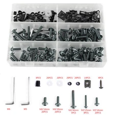 177*Sportbikes Motorcycle Fairing Bolts Kit M5/M6 Fastener Screws Titan-color