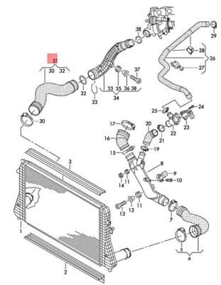AUDI TT COUPE ROADSTER TTS 8J3 CONNECTING PIPE RIGHT LOWER 8J0145832A 09-14
