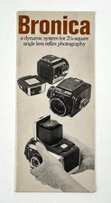 Bronica S2 Camera System ORIGINAL PAMPHLET / SALES BROCHURE