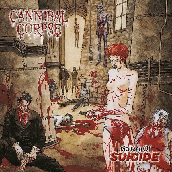 Cannibal Corpse 'Gallery Of Suicide' Lp 180G Schwarzes Vinyl - Neu & Versiegelt-image