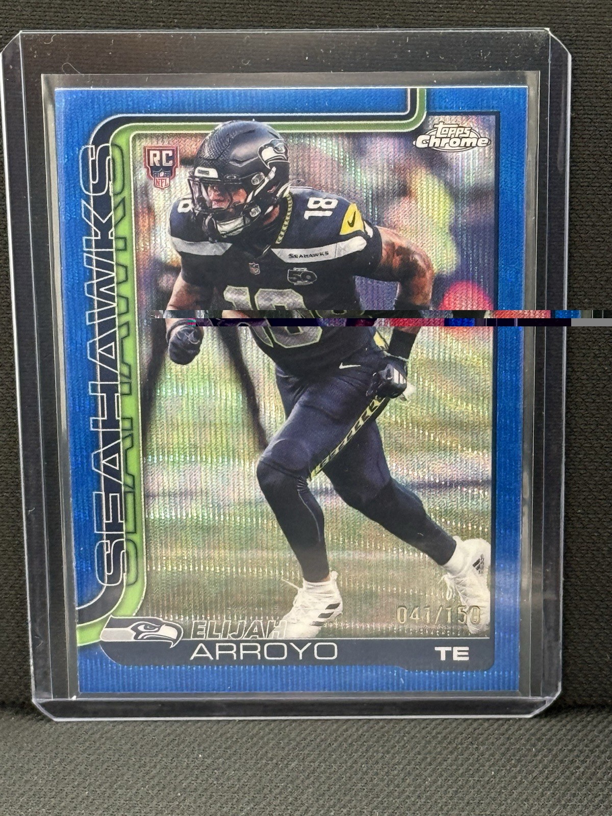 Elijah Arroyo Topps Chrome #396 Blue Refractor