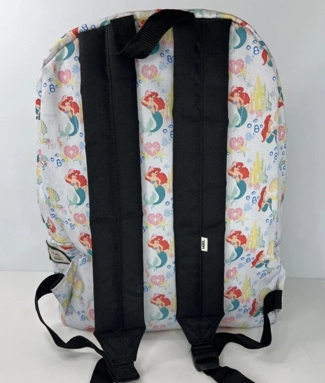 Mochila bolsa para libros Disney VANS Little Mermaid de lona 2014 Foto 4 de 4