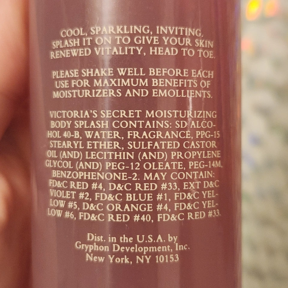 VICTORIA'S SECRET GARDEN RASPBERRY GLACE Salpicaduras Corporales Hidratantes 8oz Completo Foto 2 de 4