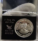 John Wayne .999 1 oz Silver Round A Great American