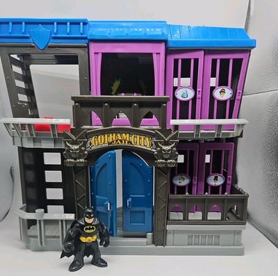2012 Imaginext Batman Gotham City Jail House and Batman Figure-Fisher Price