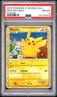 2010 POKEMON JAPANESE WORLD COLLECTION ITALIAN PIKACHU-HOLO PSA 8